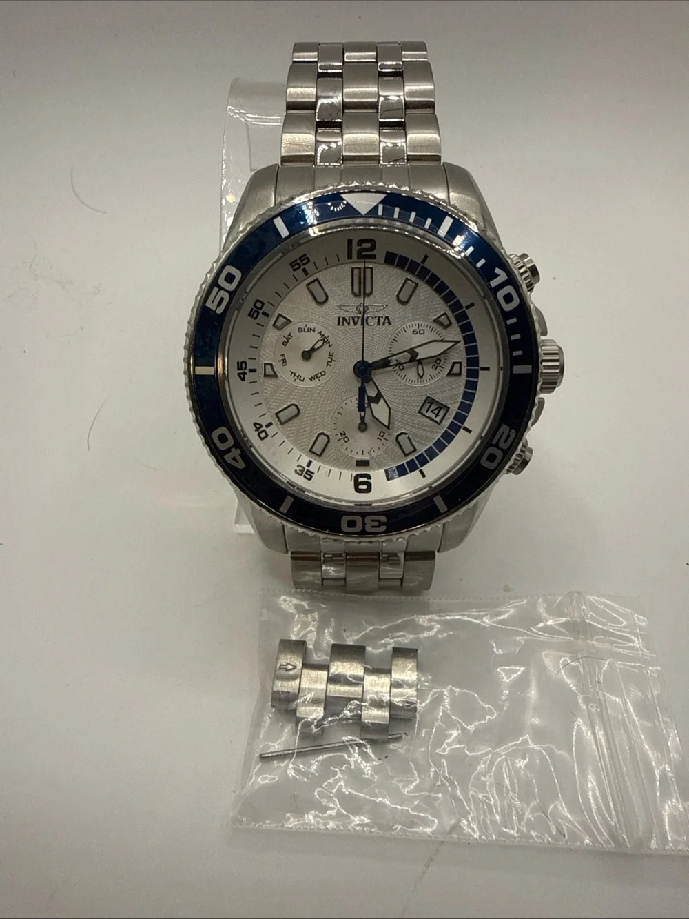 Invicta Pro Diver 24651 Chronograph 50mm Stainless Steel Blue